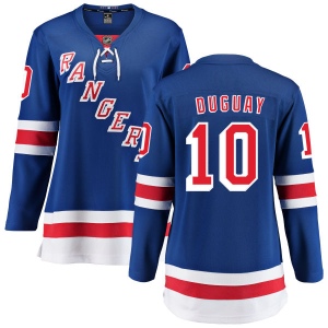 Women's Ron Duguay New York Rangers Home Breakaway Jersey - Blue