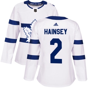 Women's Ron Hainsey Toronto Maple Leafs Authentic 2018 Stadium Series Jersey - White