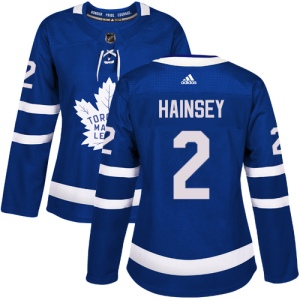 Women's Ron Hainsey Toronto Maple Leafs Authentic Home Jersey - Royal Blue