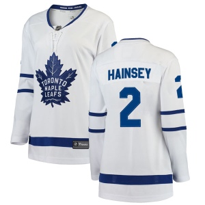 Women's Ron Hainsey Toronto Maple Leafs Breakaway Away Jersey - White