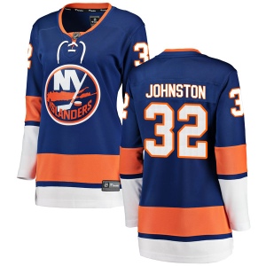 Women's Ross Johnston New York Islanders Breakaway Home Jersey - Blue