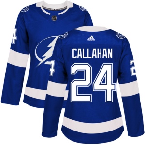 Women's Ryan Callahan Tampa Bay Lightning Authentic Home Jersey - Royal Blue