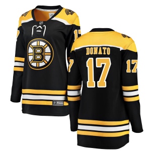 Women's Ryan Donato Boston Bruins Breakaway Home Jersey - Black