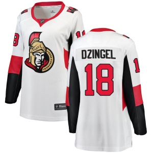 Women's Ryan Dzingel Ottawa Senators Breakaway Away Jersey - White