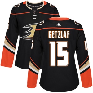 Women's Ryan Getzlaf Anaheim Ducks Authentic Home Jersey - Black