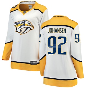 Women's Ryan Johansen Nashville Predators Breakaway Away Jersey - White