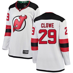 Women's Ryane Clowe New Jersey Devils Breakaway Away Jersey - White