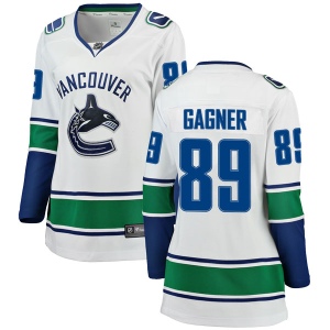 Women's Sam Gagner Vancouver Canucks Breakaway Away Jersey - White