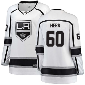 Women's Sam Herr Los Angeles Kings Breakaway Away Jersey - White