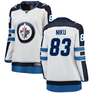 Women's Sami Niku Winnipeg Jets Breakaway Away Jersey - White