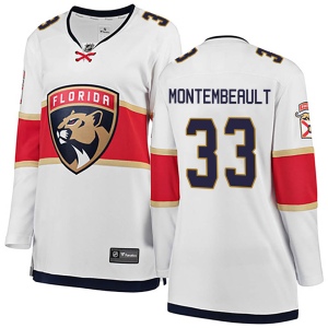 Women's Samuel Montembeault Florida Panthers Breakaway Away Jersey - White