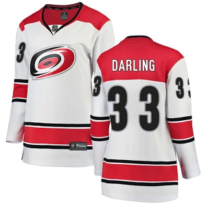 Women's Scott Darling Carolina Hurricanes Breakaway Away Jersey - White