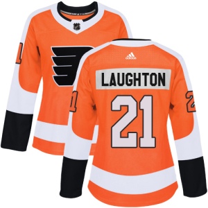 Women's Scott Laughton Philadelphia Flyers Authentic Home Jersey - Orange