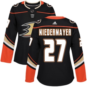 Women's Scott Niedermayer Anaheim Ducks Authentic Home Jersey - Black