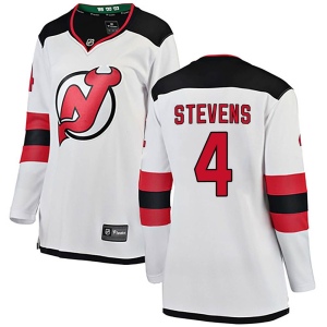 Women's Scott Stevens New Jersey Devils Breakaway Away Jersey - White