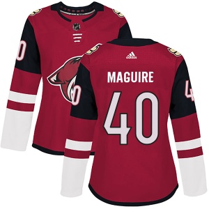 Women's Sean Maguire Arizona Coyotes Authentic Maroon Home Jersey