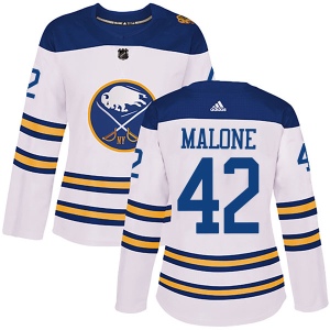 Women's Sean Malone Buffalo Sabres Authentic 2018 Winter Classic Jersey - White