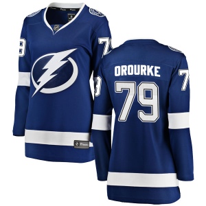 Women's Sean Orourke Tampa Bay Lightning Breakaway Home Jersey - Blue