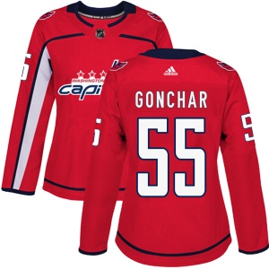 Women's Sergei Gonchar Washington Capitals Authentic Home Jersey - Red