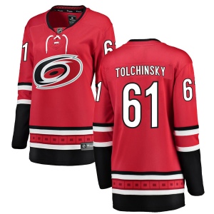 Women's Sergey Tolchinsky Carolina Hurricanes Breakaway Home Jersey - Red