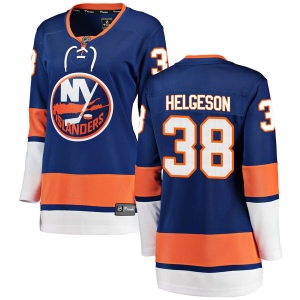 Women's Seth Helgeson New York Islanders Breakaway Home Jersey - Blue