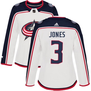 Women's Seth Jones Columbus Blue Jackets Authentic Away Jersey - White