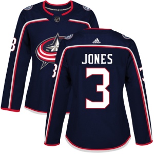 Women's Seth Jones Columbus Blue Jackets Authentic Home Jersey - Navy Blue