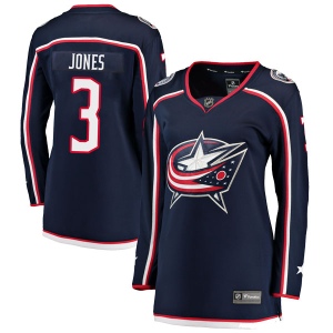 Women's Seth Jones Columbus Blue Jackets Breakaway Home Jersey - Navy