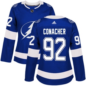 Women's Shane Conacher Tampa Bay Lightning Authentic Home Jersey - Blue