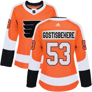 Women's Shayne Gostisbehere Philadelphia Flyers Authentic Home Jersey - Orange