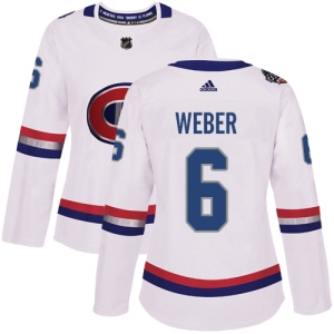 Women's Shea Weber Montreal Canadiens Authentic 2017 100 Classic Jersey - White