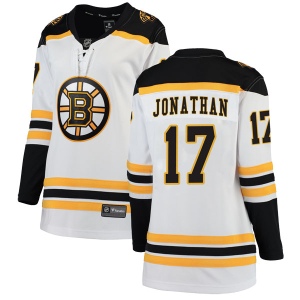 Women's Stan Jonathan Boston Bruins Breakaway Away Jersey - White