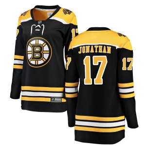 Women's Stan Jonathan Boston Bruins Breakaway Home Jersey - Black