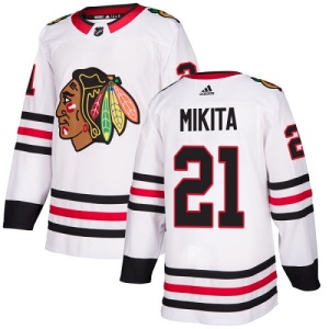 Women's Stan Mikita Chicago Blackhawks Authentic Away Jersey - White