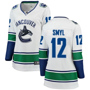 Women's Stan Smyl Vancouver Canucks Breakaway Away Jersey - White