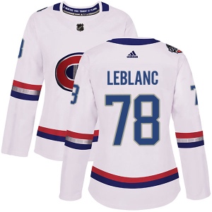 Women's Stefan LeBlanc Montreal Canadiens Authentic 2017 100 Classic Jersey - White