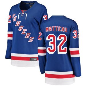 Women's Stephane Matteau New York Rangers Breakaway Home Jersey - Blue