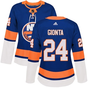 Women's Stephen Gionta New York Islanders Authentic Home Jersey - Royal