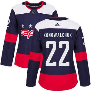 Women's Steve Konowalchuk Washington Capitals Authentic 2018 Stadium Series Jersey - Navy Blue