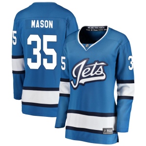 Women's Steve Mason Winnipeg Jets Breakaway Alternate Jersey - Blue