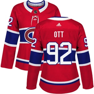 Women's Steve Ott Montreal Canadiens Authentic Home Jersey - Red