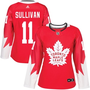 Women's Steve Sullivan Toronto Maple Leafs Authentic Alternate Jersey - Red