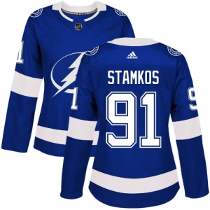 Women's Steven Stamkos Tampa Bay Lightning Authentic Home Jersey - Royal Blue