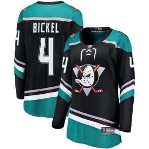 Women's Stu Bickel Anaheim Ducks Breakaway Alternate Jersey - Black