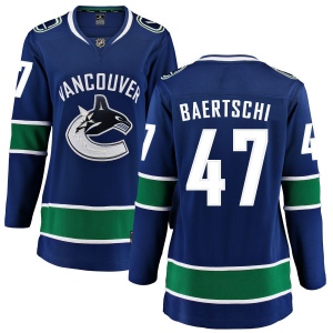 Women's Sven Baertschi Vancouver Canucks Home Breakaway Jersey - Blue