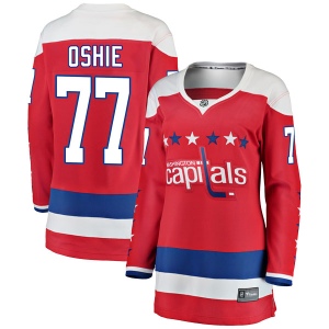 Women's T.J. Oshie Washington Capitals Breakaway Alternate Jersey - Red