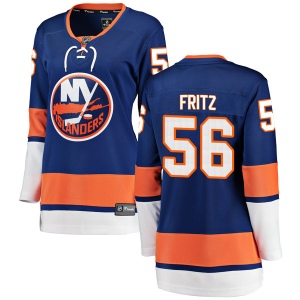 Women's Tanner Fritz New York Islanders Breakaway Home Jersey - Blue