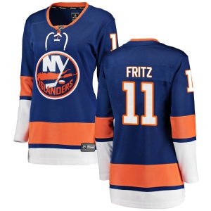 Women's Tanner Fritz New York Islanders Breakaway Home Jersey - Blue