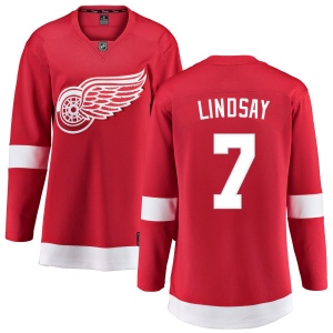 Women's Ted Lindsay Detroit Red Wings Home Breakaway Jersey - Red