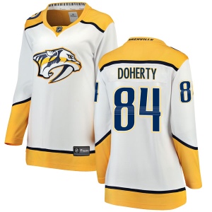 Women's Teddy Doherty Nashville Predators Breakaway Away Jersey - White